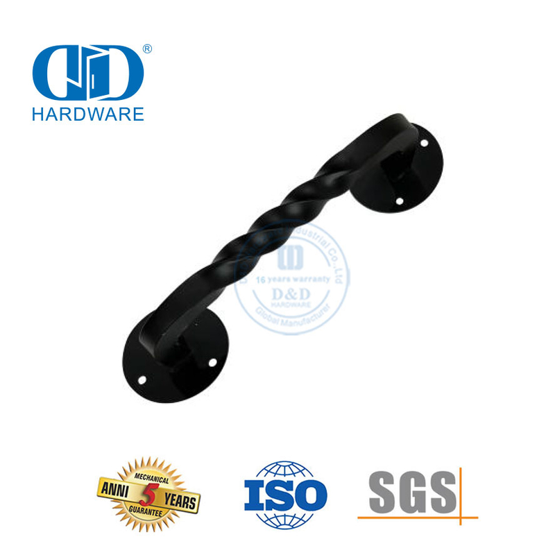 Manija de puerta corrediza de granero de acero inoxidable para el hogar, accesorios de hardware de fábrica OEM, tirador de puerta-DDBD093