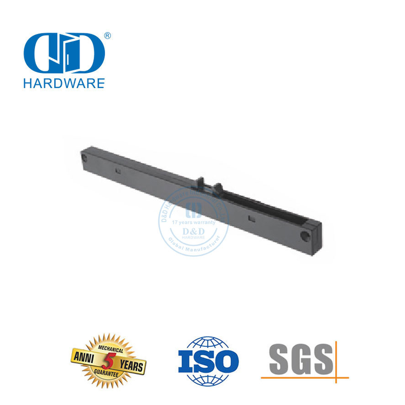Accesorios de vidrio de acero inoxidable Herrajes para muebles Ducha deslizante Palanca hidráulica-DDSL001-8