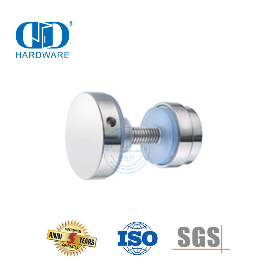 Abrazadera de tubo para accesorios de baño, herrajes para puertas corredizas de acero inoxidable-DDSL001-4