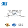 Accesorio de puerta de vidrio de goma Puerta de ducha de vidrio sin marco Tira de sellado de PVC de plástico magnético impermeable-DDWS010