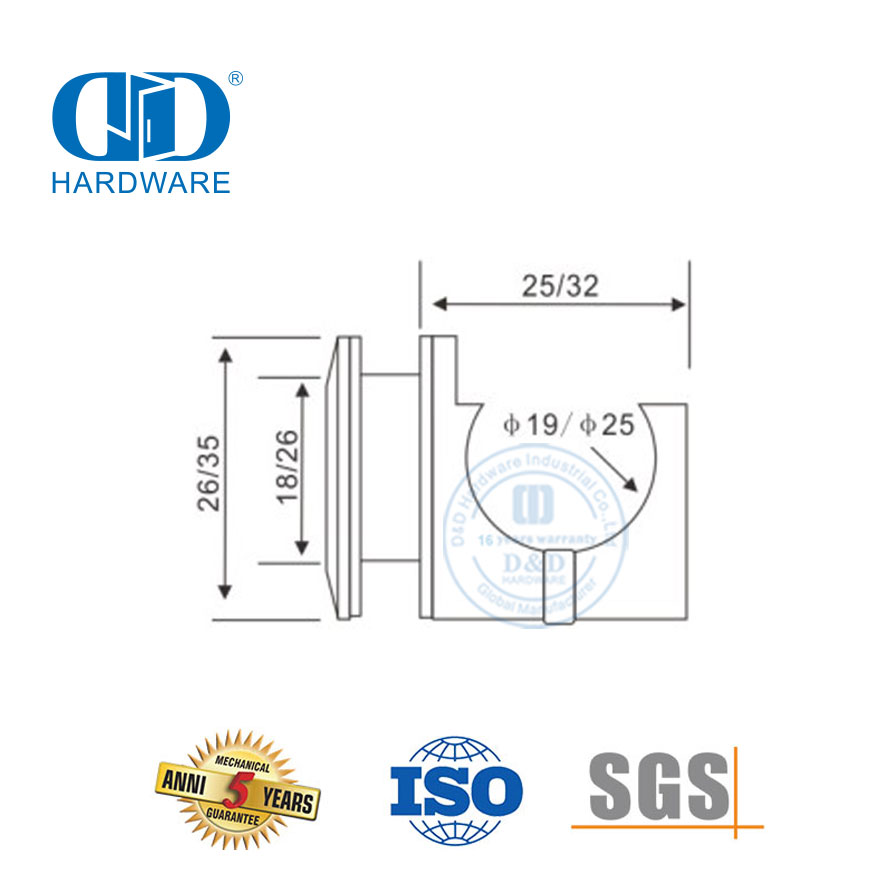 Herrajes de vidrio de acero inoxidable, accesorios de baño, herrajes de construcción, rodillo colgante para puerta corredera-DDGS111