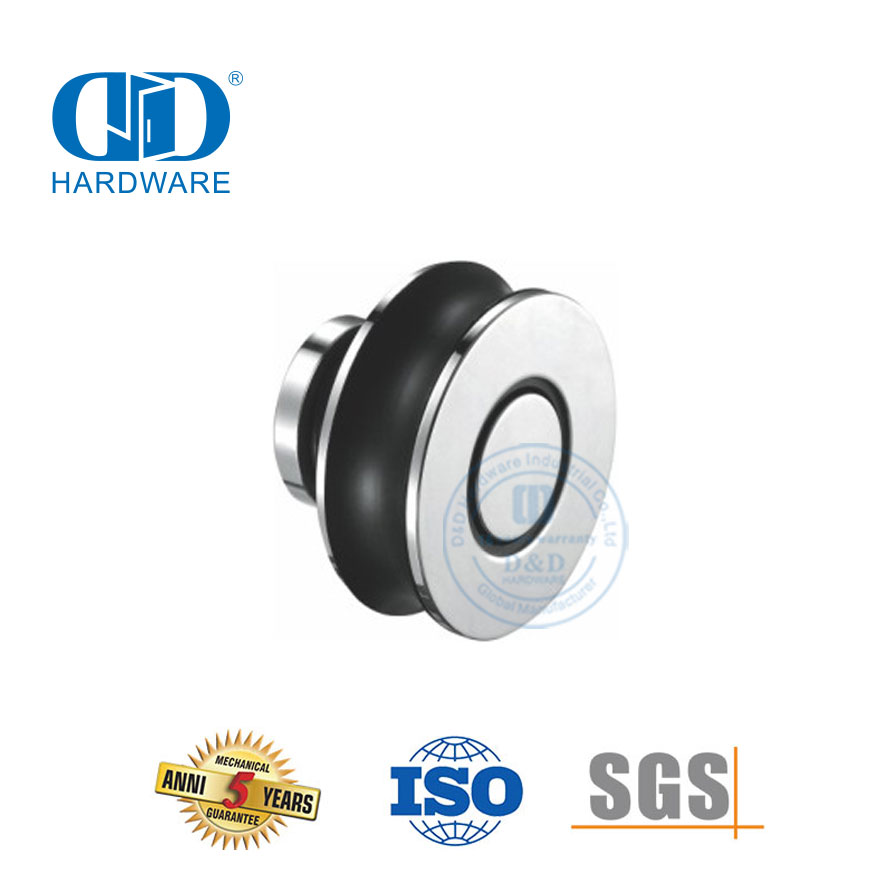 Herrajes para puertas corredizas de acero inoxidable Herrajes para construcción Herrajes para puertas Herrajes para puertas Accesorios de vidrio para puertas de baño-DDGS108