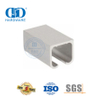 Colgador de puerta corredera de aluminio de acero inoxidable, accesorios de muebles para baño, puerta corredera Interior-DDGS140