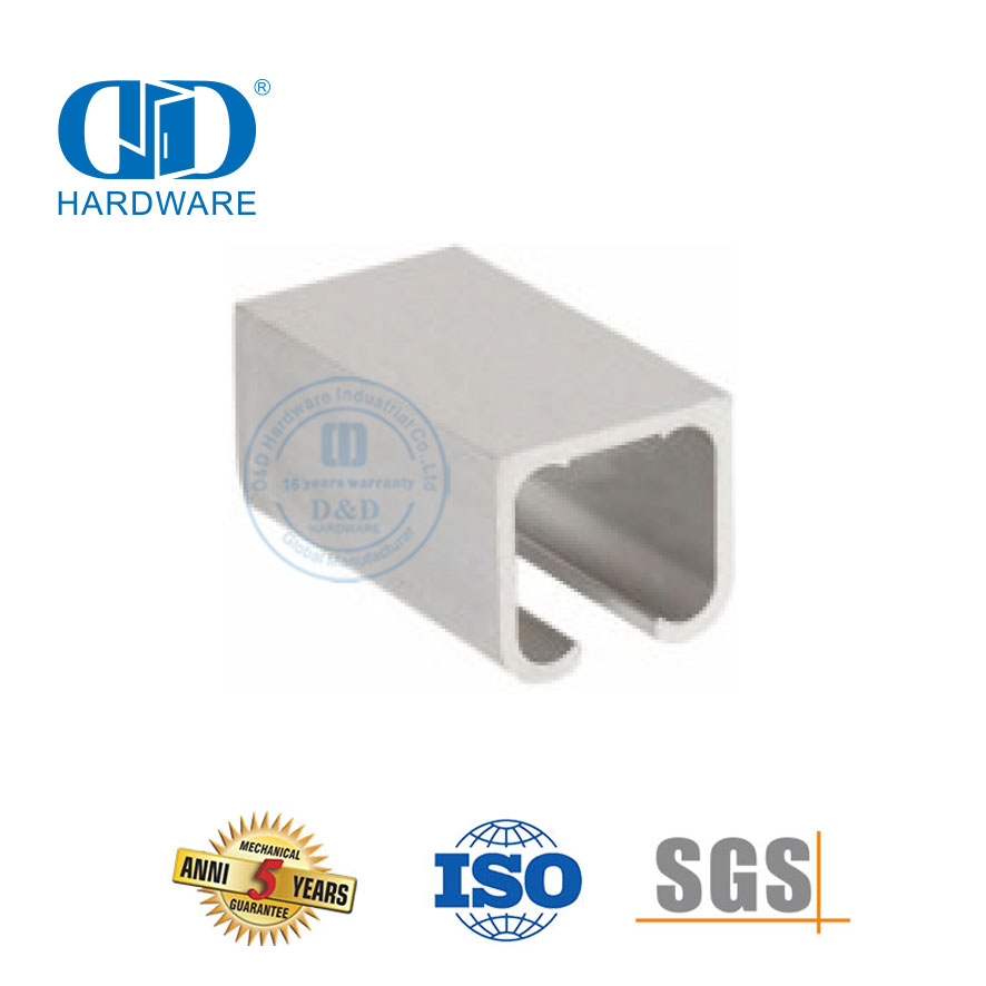 Colgador de puerta corredera de aluminio de acero inoxidable, accesorios de muebles para baño, puerta corredera Interior-DDGS140
