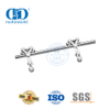 Kits de puertas dobles de gabinete de casa de acero inoxidable, herrajes para puertas de granero de vidrio deslizante, accesorios para puertas-DDBD047