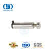 Hardware de baño de acero inoxidable Abrazadera de vidrio Clip Tope de puerta de vidrio con gancho-DDWC005