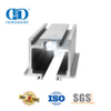 Venta al por mayor de fábrica, accesorios de vidrio de acero inoxidable, herrajes para puertas, riel de rodillos para baño, lavabo-DDGS147