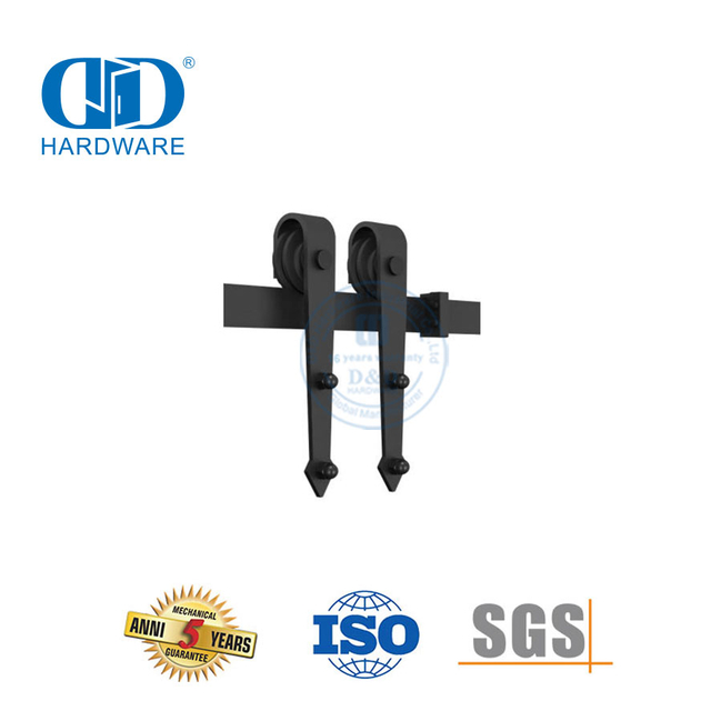 Accesorio de herrajes para puertas de acero inoxidable Herrajes para puertas de granero de derivación Herrajes para puertas de madera de granero-DDBD006