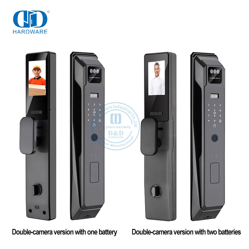 Nuevo Reconocimiento facial 3D, tarjeta de huella dactilar de vena de Palma, cerradura electrónica de seguridad para hogar, cerradura de puerta inteligente Digital-DDEL005