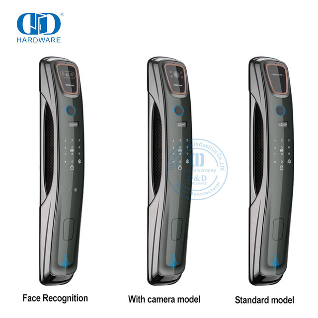 Captura remota Wifi de nuevo diseño con cerradura de puerta inteligente con huella dactilar y llave de cámara-DDEL010
