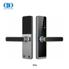 Puertas de madera Cerraduras inteligentes con manijas con aplicación WIfi Huella digital Cerradura Inteligente Funciona con TUYA WIFI -DDDL007