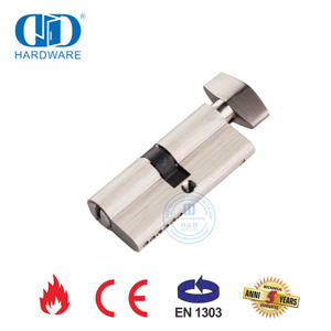 EN 1303 Cilindro único para puerta de entrada de alta seguridad con giro-DDLC002-70mm-SN