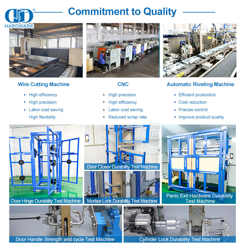 Cerradura de embutir americana resistente al fuego con certificación UL para puerta interior de entrada-DDAL04