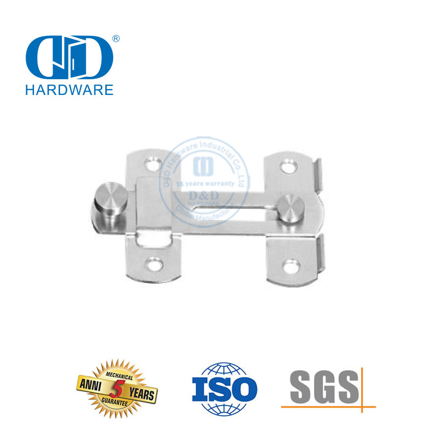 Protector de cerradura de puerta exterior de almacén de acero inoxidable, tipo manivela, protector de puerta de seguridad para el hogar de hotel-DDDG014