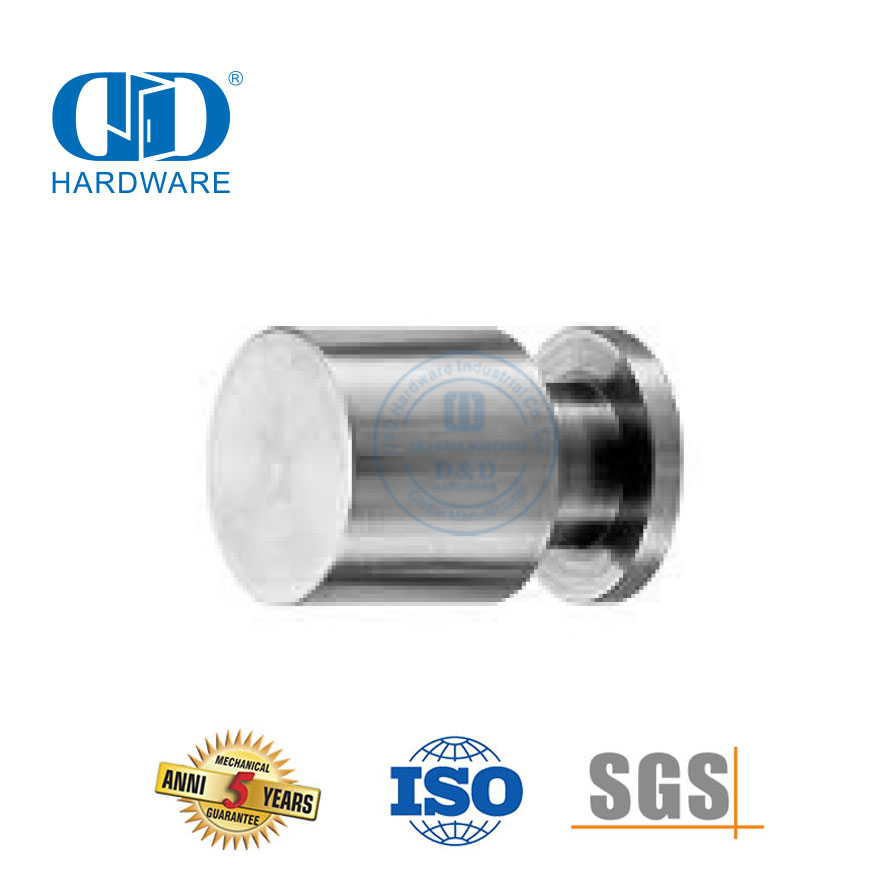 Perillas redondas de muebles sólidos de acero inoxidable de moda para tocador con cajones de gabinete-DDFH046