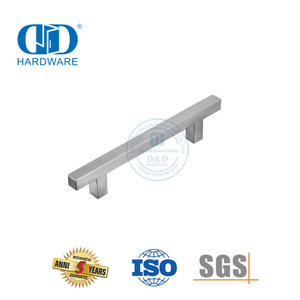 Manija de puerta lateral en forma de H de acero inoxidable de venta directa personalizada Manija de puerta cepillada de acero inoxidable-DDFH019