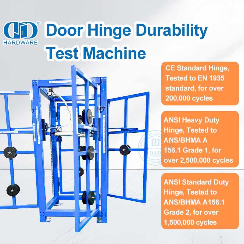 Bisagra de puerta interior comercial de alta resistencia BHMA ANSI Grado 1 para Arabia Saudita-DDSS001-ANSI-1-5x4.5x4.8mm