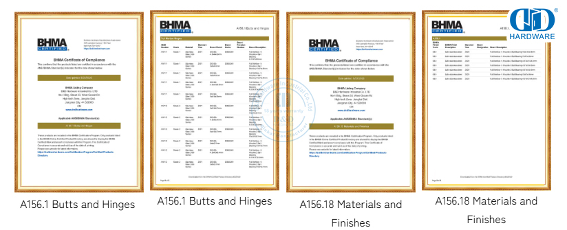 Bisagra de puerta BHMA