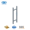 Tiradores de acero inoxidable para puerta de entrada estilo escalera de tubo redondo para puerta de madera y vidrio-DDPH037
