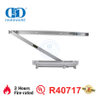 Ferretería de aluminio Certificación UL Resistencia al fuego Control ajustable Control posterior Cierrapuertas interior residencial hidráulico-DDDC054