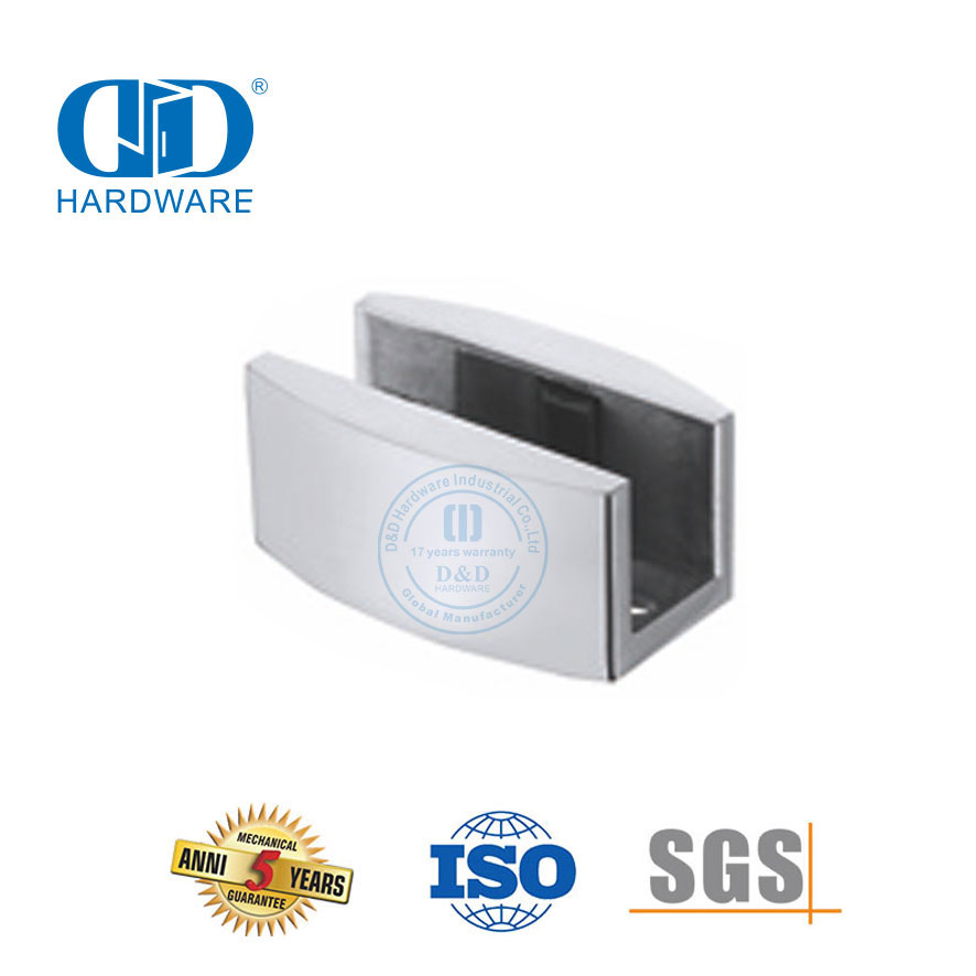 Accesorios de vidrio de acero inoxidable Herrajes para puertas corredizas Shimmy Arrester-DDSL001-7