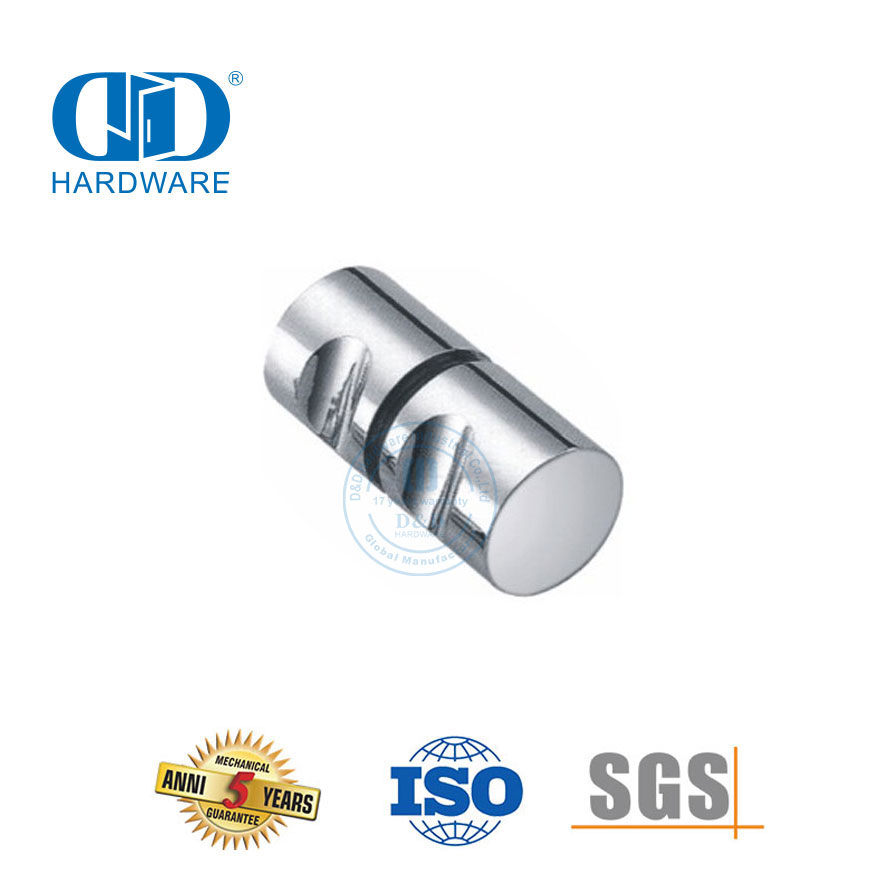 Accesorio para muebles de acero inoxidable, perilla para cabina de ducha, perillas para puerta de ducha para puerta de vidrio de ducha-DDSK001