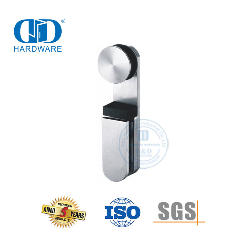 Herrajes seguros para puertas de acero inoxidable, accesorios de baño, herrajes para puertas de vidrio para puertas corredizas-DDGS105