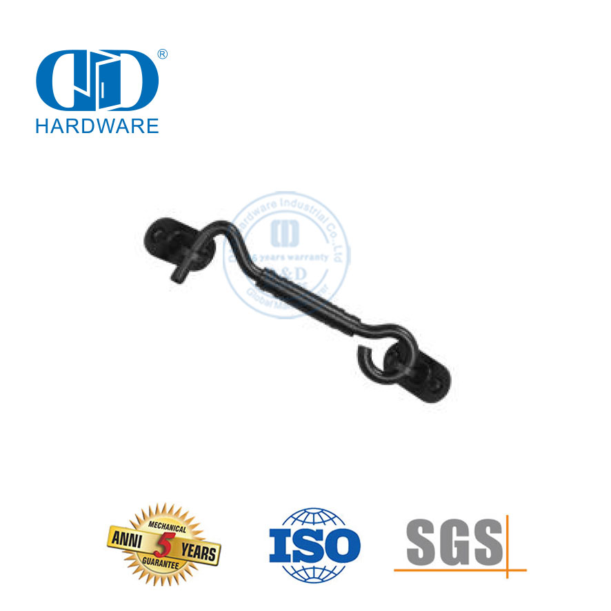 Protector de hardware de seguridad de acero inoxidable, cerradura de gancho para puerta corrediza de Granero, accesorio de puerta, cerradura protectora para puerta de Granero-DDBD131