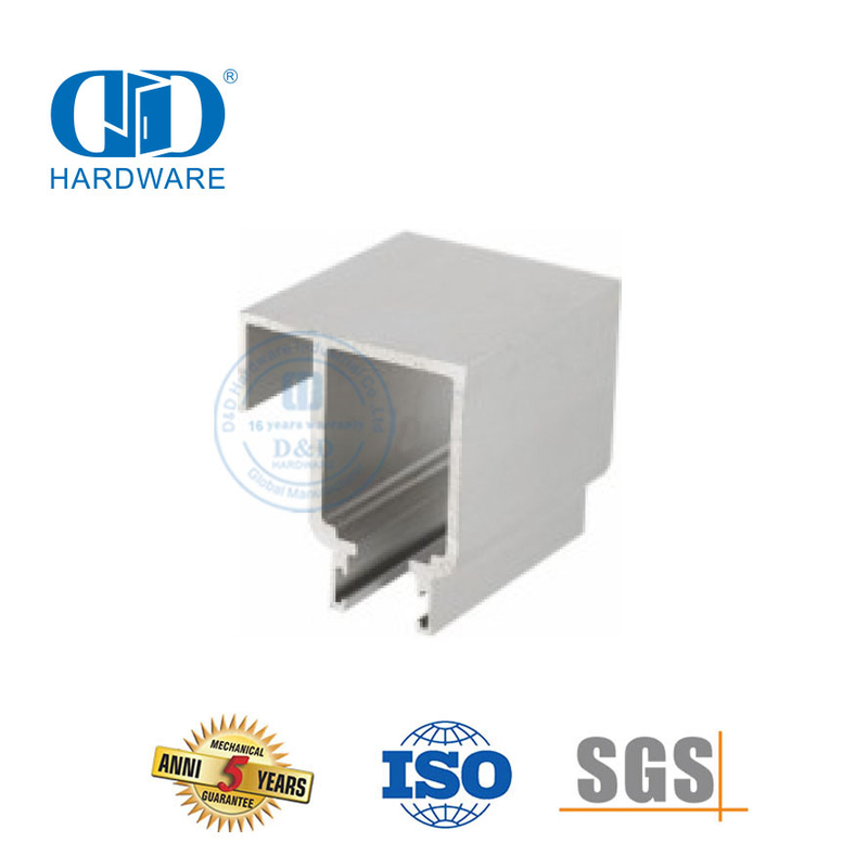 Hardware del edificio de oficinas del hotel Hardware de vidrio del hierro del acero inoxidable Tubo de la puerta corrediza para el baño-DDGS144