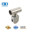 Conector de bisagra de ducha de acero inoxidable Conector de esquina de pared de vidrio Ajuste de parche Abrazadera superior de vidrio-DDWC002