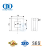 Cerradura de puerta corrediza de vidrio de acero inoxidable Perilla de baño Puerta corrediza de vidrio cuadrada Manija ahuecada-DDSK019