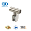 Conector de esquina de pared de vidrio de acero inoxidable Conector de vidrio con clip de esquina de tubo de abrazadera superior de vidrio-DDWC003