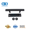 Tirador de puerta de acero inoxidable negro mate Manija de puerta comercial Manija de palanca hueca-DDBD101 MB
