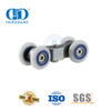 Juego de accesorios de vidrio con rodillo para mampara de ducha de acero inoxidable, herrajes para puerta para baño-DDGS156