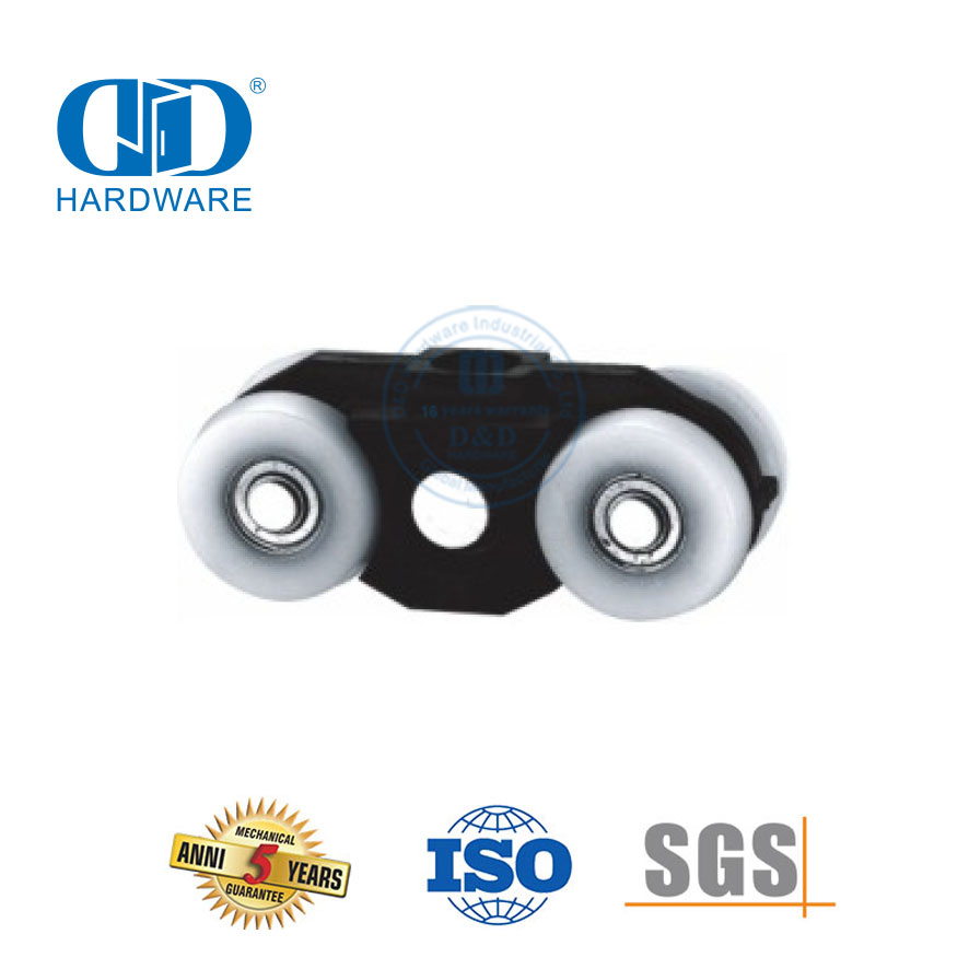 Rodillo para puerta de ducha corrediza de acero inoxidable, accesorios de baño, juego de accesorios de vidrio para lavabo-DDGS153