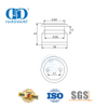 Conector de araña de fijación de punto de pared de cortina de acero inoxidable, rodillo de montaje, herrajes para muebles, montaje de vidrio-DDGP022