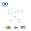 Conector de vidrio horizontal en T de acero inoxidable Herrajes para puertas corredizas pivotantes de puerta de vidrio-DDGP018
