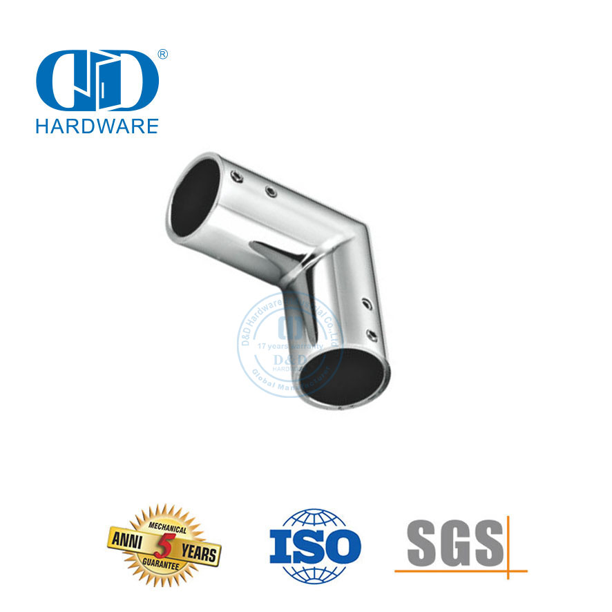 Sistema de cabina de ducha comercial de acero inoxidable, conector de soporte de Panel de vidrio, conector de Clip de abrazadera-DDSC035