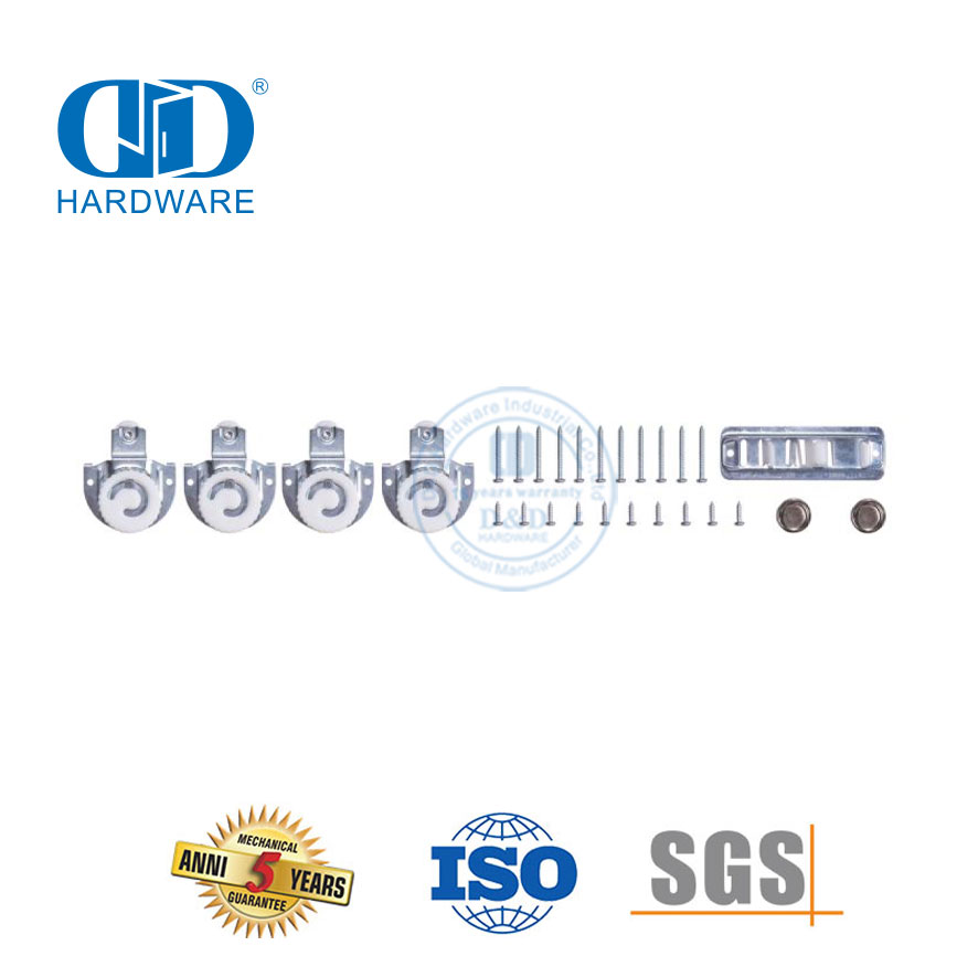 Fabricante de acero inoxidable, venta al por mayor, derivación corrediza, herrajes clásicos para puertas dobles, herrajes para construcción-DDBD066