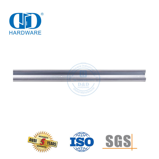 Herrajes para puertas de granero de derivación oculta de una sola vía corredera de alta resistencia para el hogar de acero inoxidable Hardware-DDBD067 de garaje