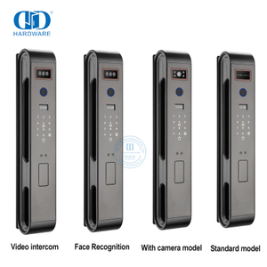 Cerradura de puerta inteligente de cara digital con huella digital y cámara inteligente de seguridad electrónica avanzada -DDEL002