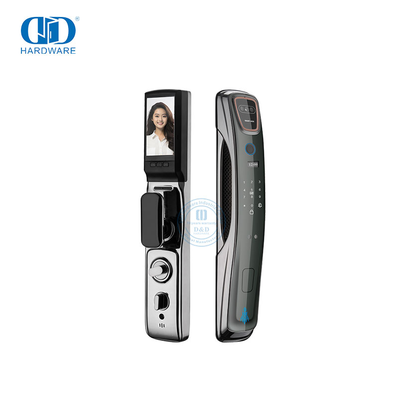 Captura remota Wifi de nuevo diseño con cerradura de puerta inteligente con huella dactilar y llave de cámara-DDEL010
