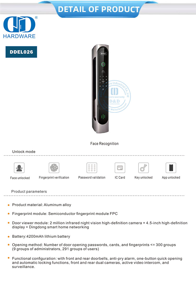 cerradura inteligente con reconocimiento facial