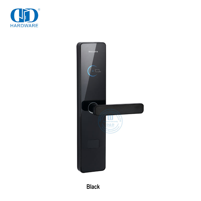 Cerradura de hotel inteligente con llave de tarjeta de materiales de acero de alta calidad con software gratuito-DDHL003