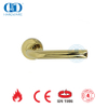 Espejo de latón pulido dorado EN 1906 Tirador de puerta tipo tubular-DDTH002-PB