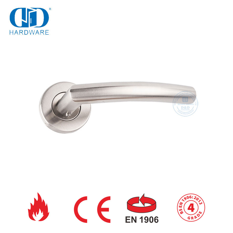 EN 1906 Herrajes para muebles Manijas de palanca de acero inoxidable de alta calidad-DDTH011-SSS