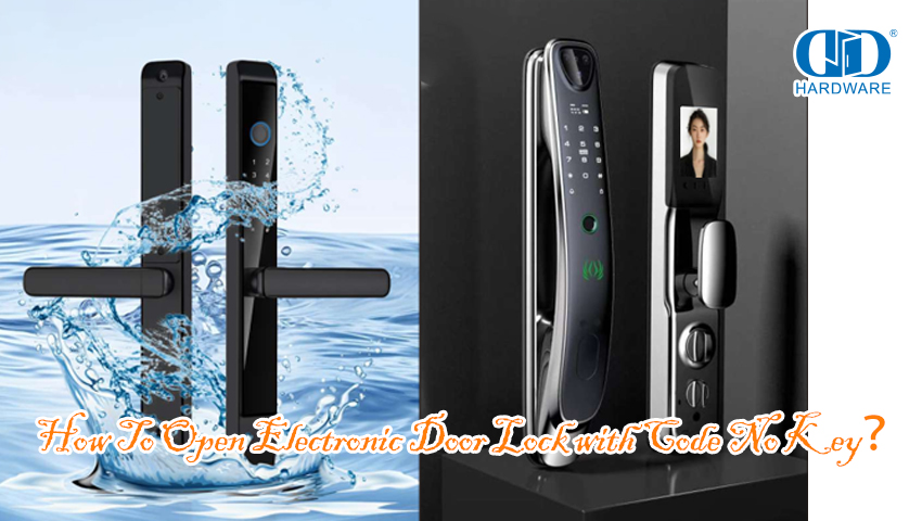 Cómo abrir la cerradura de puerta electrónica con código sin llave？