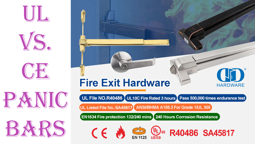 UL vs. Barras antipánico CE: ¿Qué norma satisface las necesidades de seguridad de su edificio?