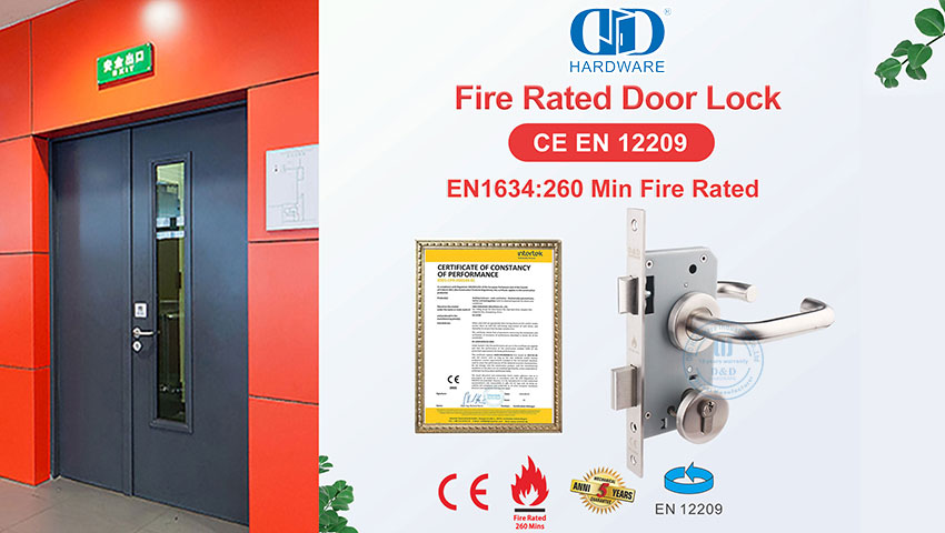 Cerradura de puerta con certificación CE de D&D