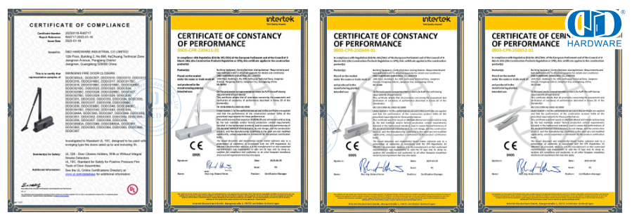 Cierrapuertas resistente al fuego